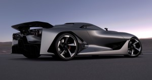 What a high-performance Nissan could look like in the future, as seen in the NISSAN CONCEPT 2020 Vision Gran Turismo