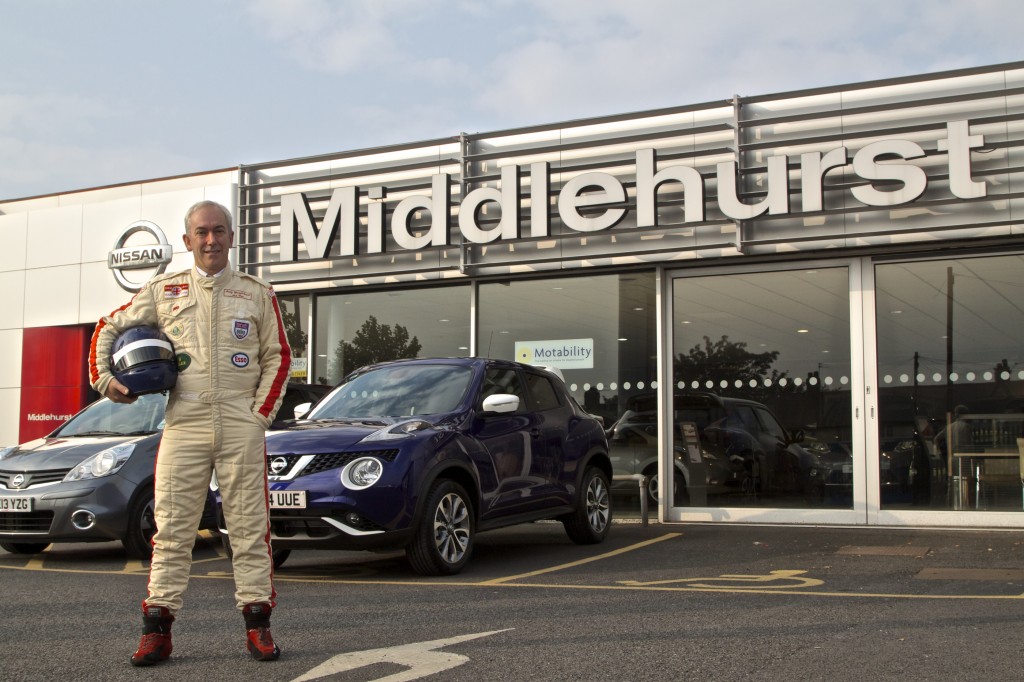 Middlehurst Nissan managing director Andy Middlehurst won the Glover Trophy race at this year's Goodwood Revival – his fourth consecutive Goodwood triumph