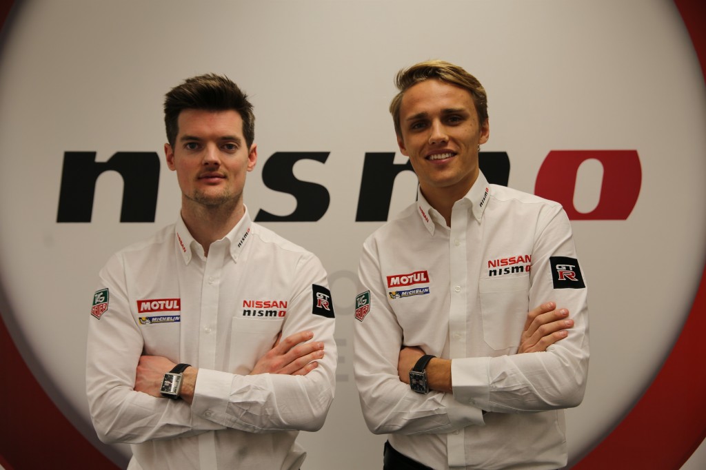 Alec Buncombe, left, and Max Chilton, right, have been named as 