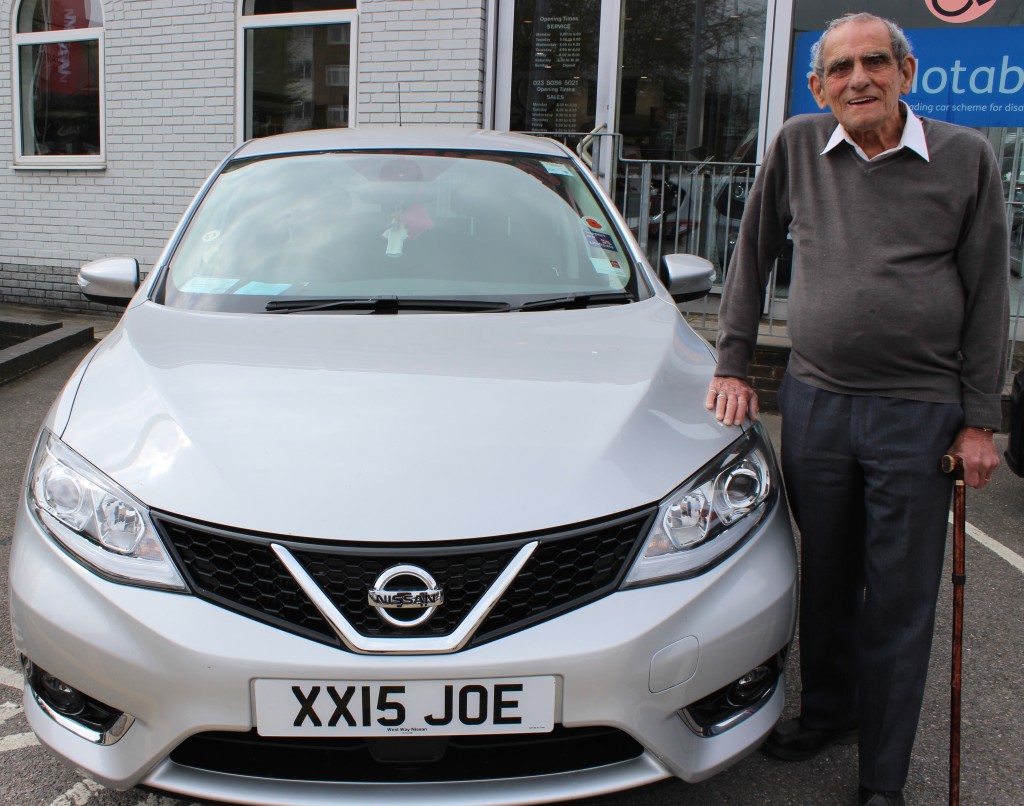 Joe Sampays pictured with his Pulsar