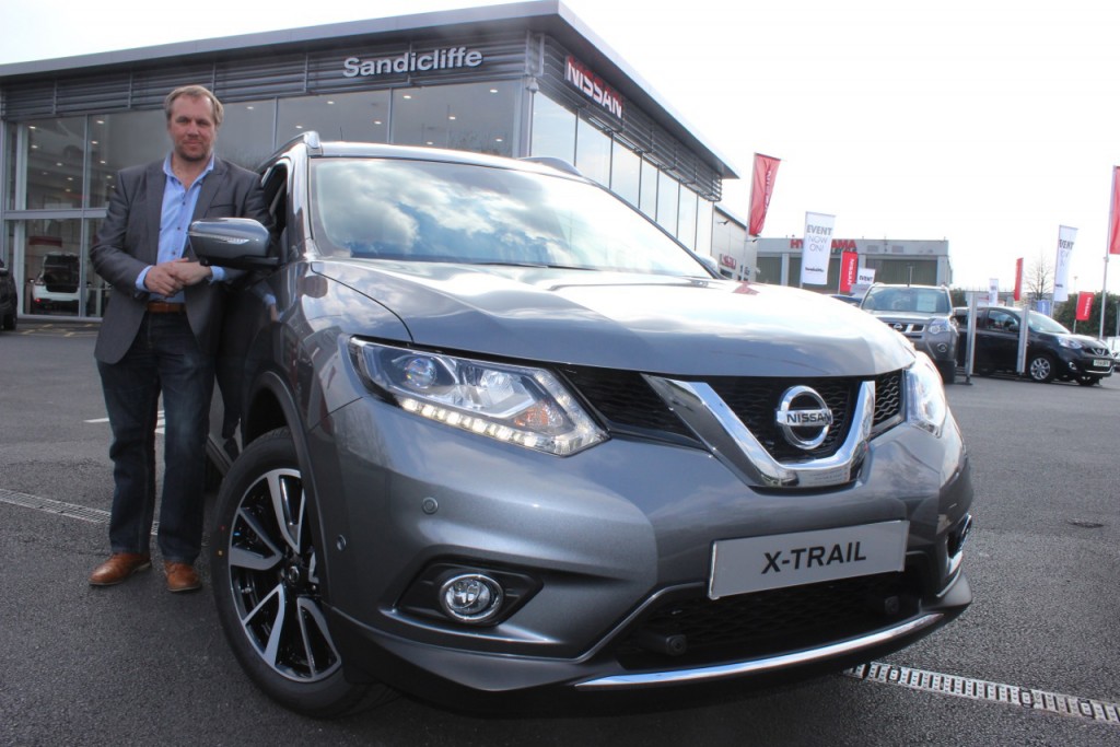 Ashes to Ashes and Life on Mars actor Dean Andrews takes delivery of his new Nissan X-Trail.
