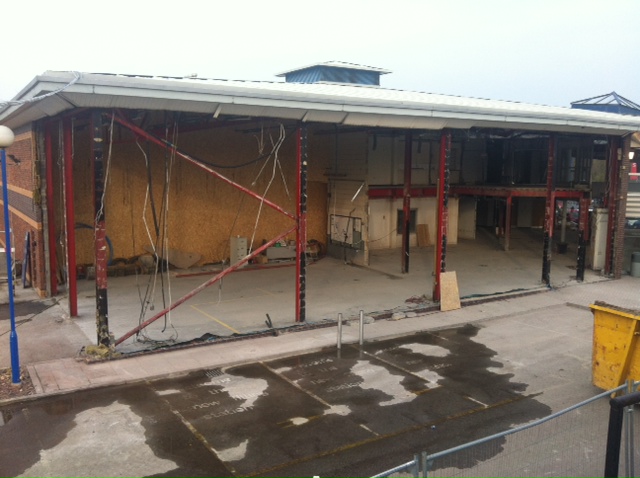 Work starts on the extension at Evans Halshaw Nissan in Sunderland