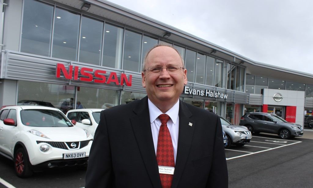 Alan Sedman, Dealer Principal at the new-look Evans Halshaw Nissan dealership