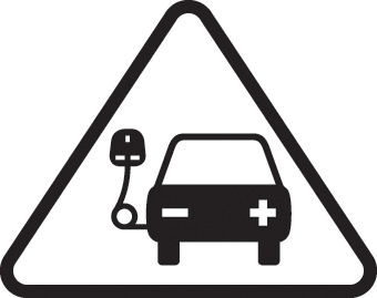Proposed EV charging road sign