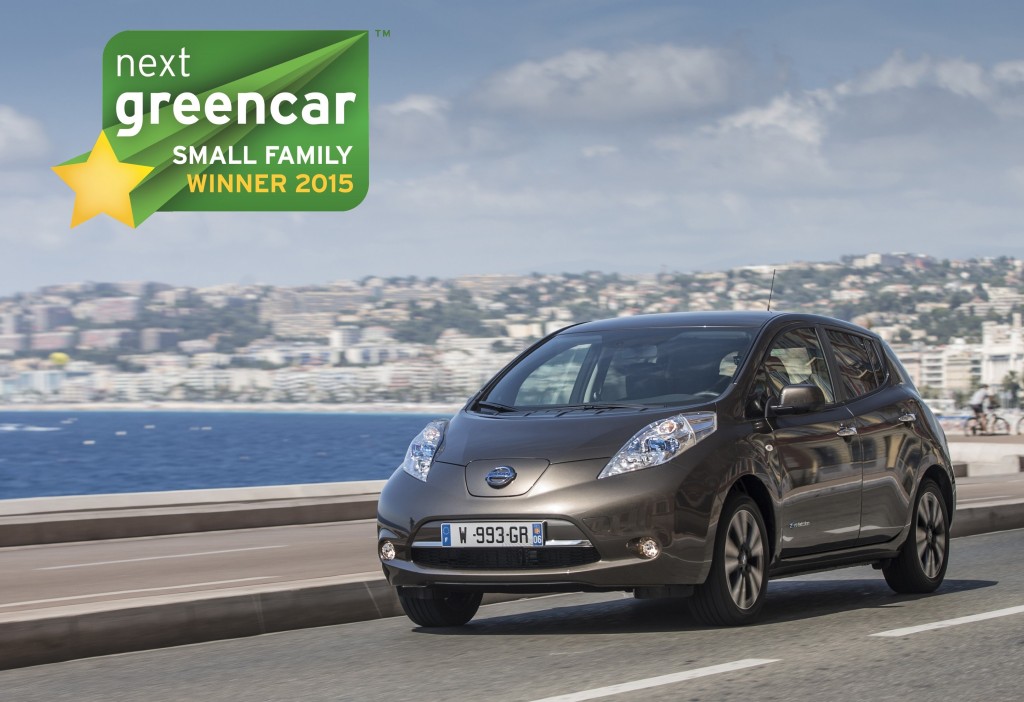 New 30kwh LEAF wins Best Small Family Car award Nissan Insider