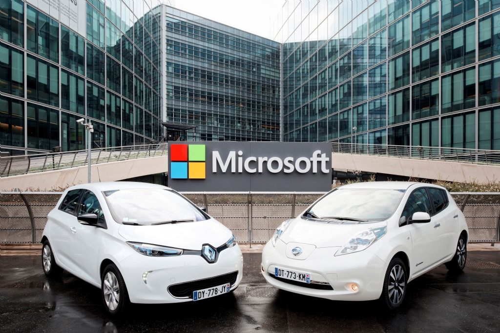 Renault-Nissan and Microsoft partner