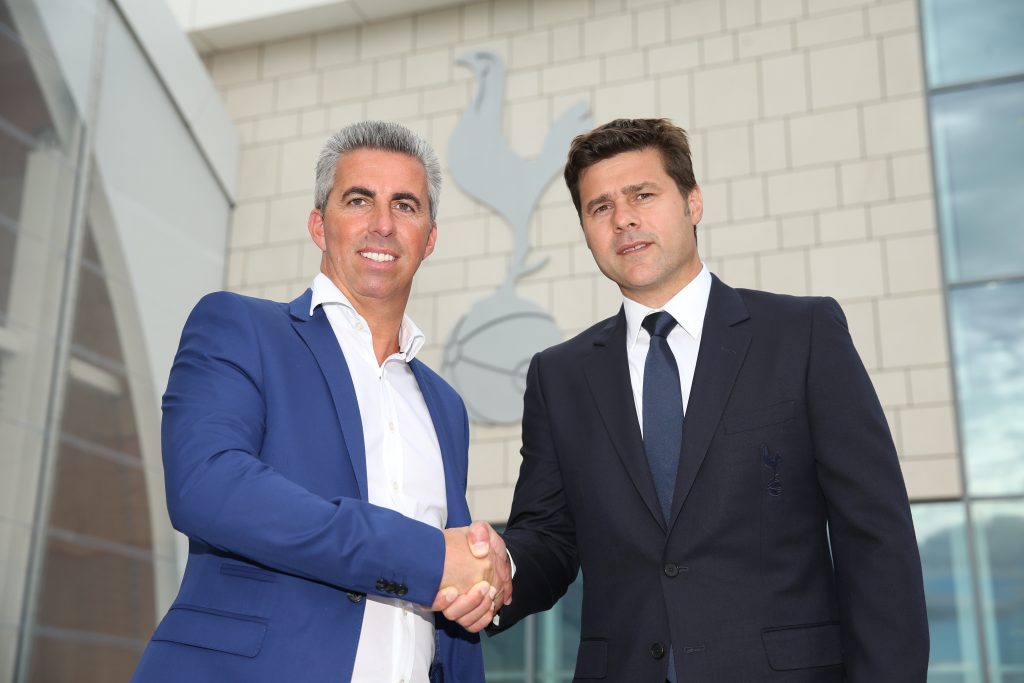 Fraser Cohen, Managing Director at Glyn Hopkin, pictured with Mauricio Pochettino (Photo by Tottenham Hotspur FC/Tottenham Hotspur FC via Getty Images)