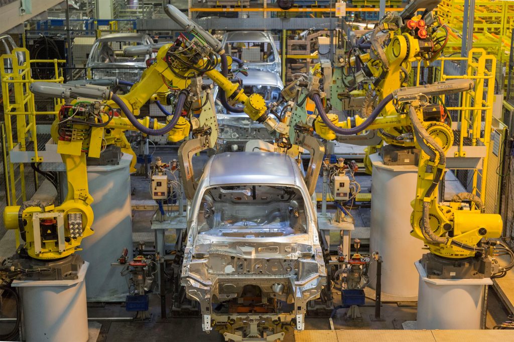 Production of the Nissan Juke at the Sunderland plant