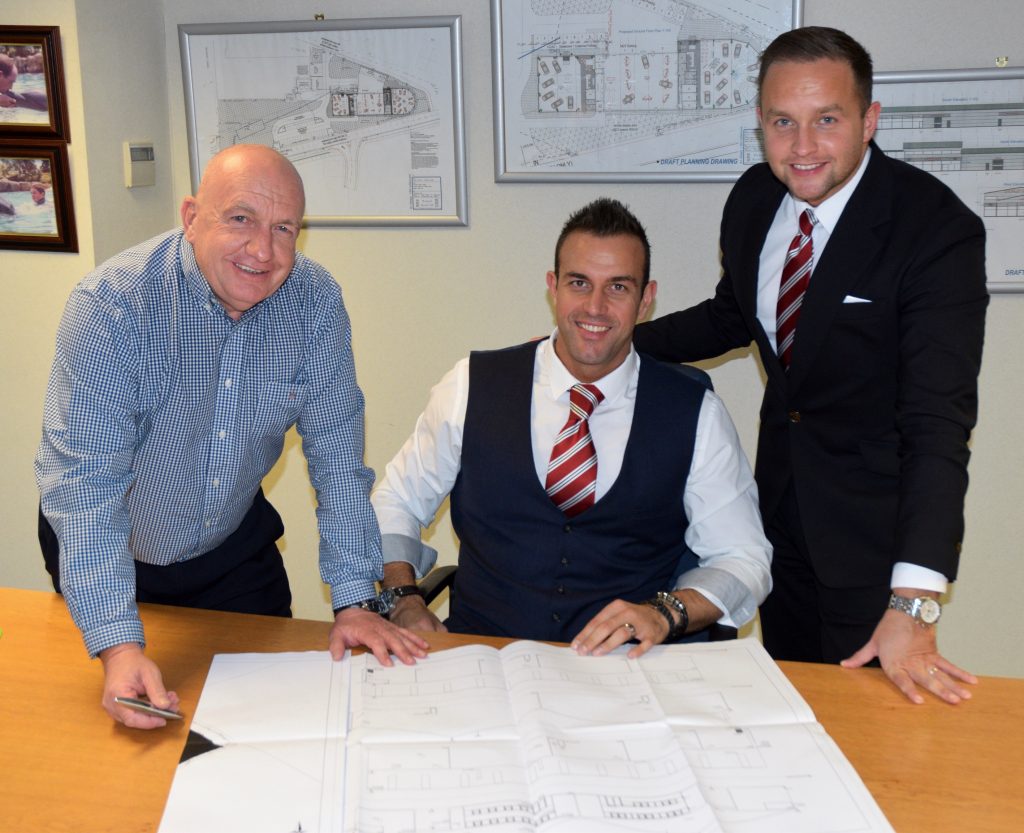 From left, Chorley Group Chairman Andy Turner, Group Property Manager Phil Lambert and Sales Director Adam Turner.