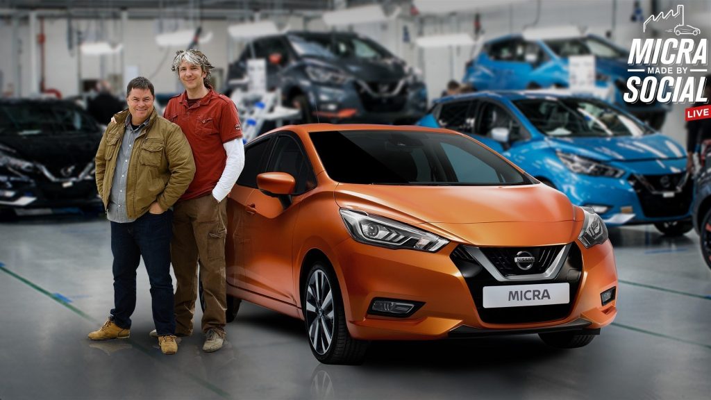 Nissan fans build all-new Micra on Facebook Live in production line world-first