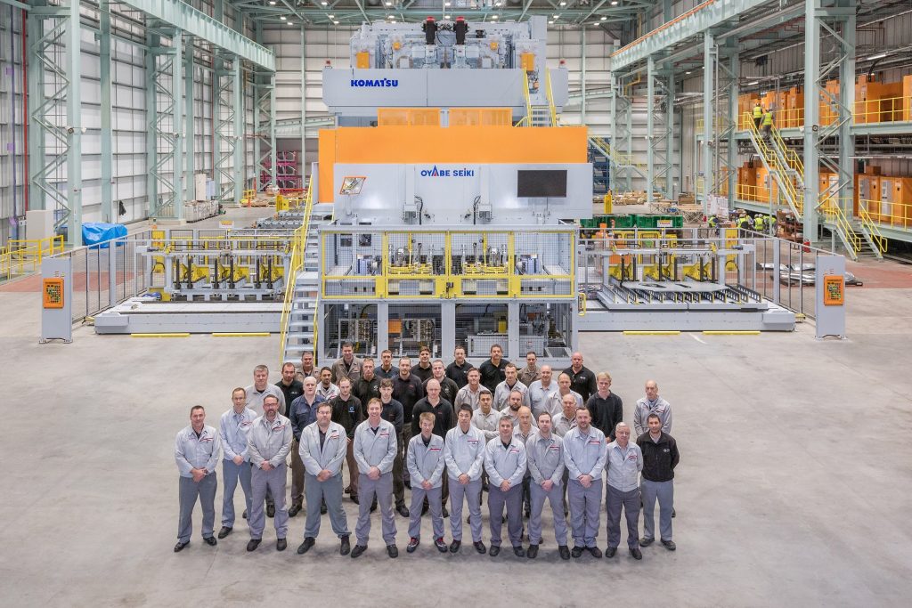 New extra large press starts production at Nissan Sunderland
