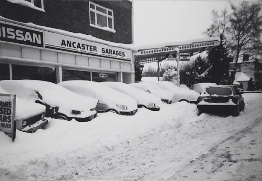 Memories of a harsh winter at Ancaster Nissan Caterham!